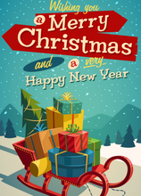 Load image into Gallery viewer, Christmas Recordable Audio Voice Greeting Card