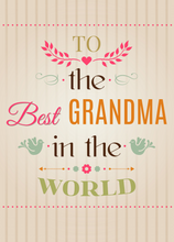 Load image into Gallery viewer, Grandmother Recordable Audio Voice Greeting Card