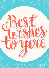 Load image into Gallery viewer, Best Wishes Recordable Audio Voice Greeting Card