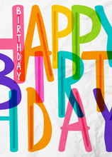 Load image into Gallery viewer, Birthday Recordable Audio Voice Greeting Card