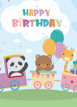 Load image into Gallery viewer, Happy Birthday Recordable Audio Voice Greeting Card