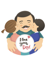 Load image into Gallery viewer, Father's Day Recordable Audio Voice Greeting Card