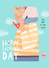 Load image into Gallery viewer, Father's Day Recordable Audio Voice Greeting Card
