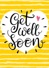 Load image into Gallery viewer, Get Well Soon Recordable Audio Voice Greeting Card