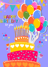 Load image into Gallery viewer, Birthday Recordable Audio Voice Greeting Card