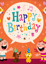 Load image into Gallery viewer, Birthday Recordable Audio Voice Greeting Card