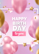 Load image into Gallery viewer, Birthday Recordable Audio Voice Greeting Card