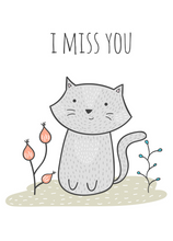 Load image into Gallery viewer, Miss You Recordable Voice Greeting Card
