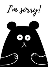 Load image into Gallery viewer, Sorry Recordable Audio Voice Greeting Card