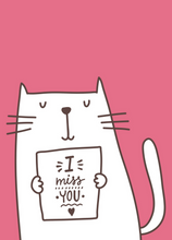 Load image into Gallery viewer, Miss You Recordable Audio Voice Greeting Card