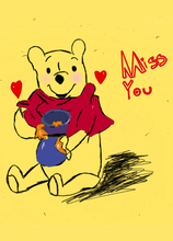 Load image into Gallery viewer, Miss You Recordable Audio Voice Greeting Card