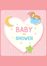 Load image into Gallery viewer, Baby Shower Recordable Audio Voice Greeting Card