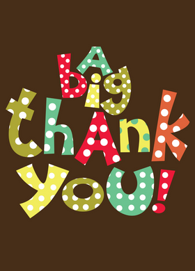 Thank You Recordable Audio Voice Greeting Card