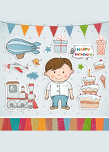 Load image into Gallery viewer, Birthday Recordable Audio Voice Greeting Card
