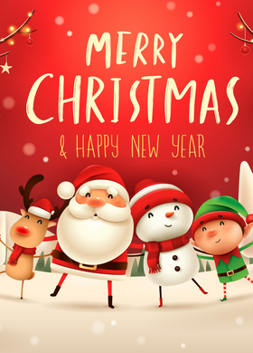 Christmas Recordable Audio Voice Greeting Card