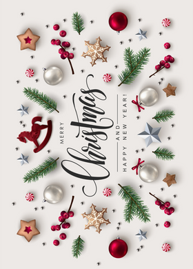 Christmas Recordable Audio Voice Greeting Card