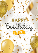 Load image into Gallery viewer, Birthday Recordable Audio Voice Greeting Card
