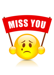 Miss You Recordable Audio Voice Greeting Card