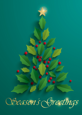 Christmas Recordable Audio Voice Greeting Card
