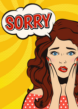 Load image into Gallery viewer, Sorry Recordable Audio Voice Greeting Card
