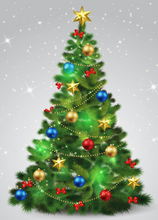 Load image into Gallery viewer, Christmas Recordable Audio Voice Greeting Card
