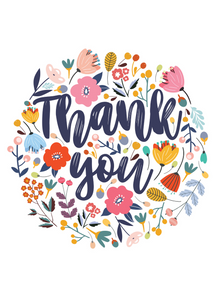 Thank You Recordable Audio Voice Greeting Card 
