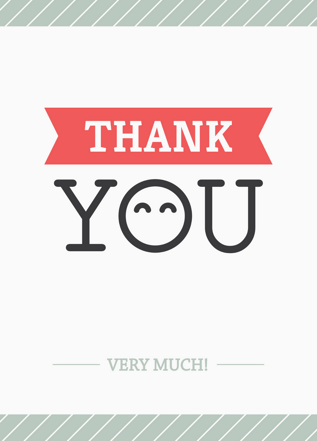 Thank You Recordable Audio Voice Greeting Card 